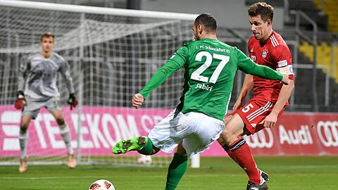 Die Amateure des FC Bayern trennten sich am Montagabend von Schweinfurt mit einem 1:1.