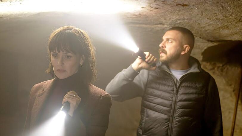 "Tatort: Licht": Maryam Azadi (Melika Foroutan, l.) und Hamza Kulina (Edin Hasanovic).