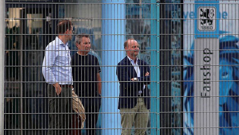 Insolvenzverwalter des TSV 1860: Max Liebig (rechts). Insolvenzverwalter des TSV 1860: Max Liebig (rechts).