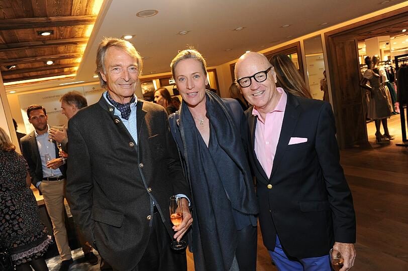 Ralph- Michael Nagel (Lodenfrey), Leslie und Detlev von Wangenheim