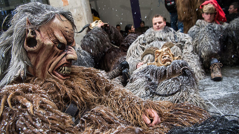 Eine Traditon: Der Krampuslauf in der Münchner Innenstadt. Die Bilder vom Sonntag.