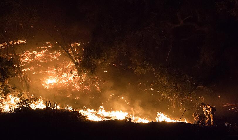 Das Feuer ist zum viertgrößten Flächenbrand in Kalifornien seit 1932 angewachsen.
