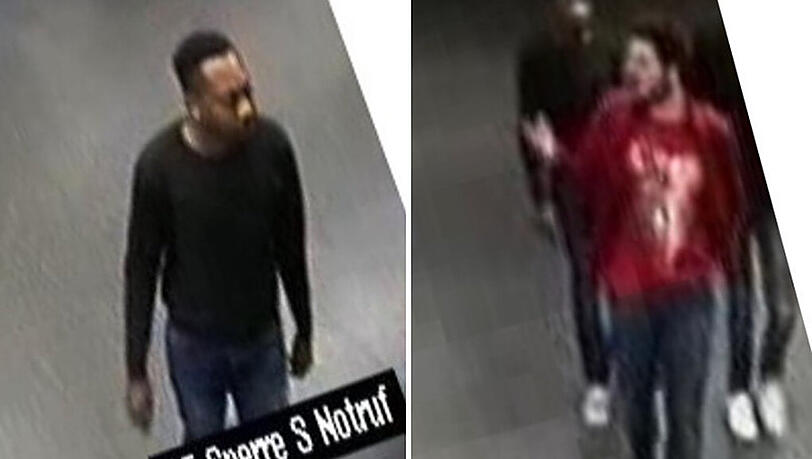 Mit diesen Überwachungsaufnahmen fahndet die Polizei nach dem Räuber-Trio. Mit diesen Überwachungsaufnahmen fahndet die Polizei nach dem Räuber-Trio.