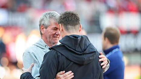 Zwei, die sich m&ouml;gen: Miroslav Klose (r) und Friedhelm Funkel. (Archivbild)