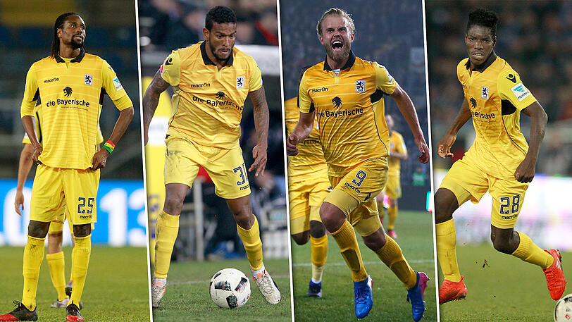 Von links: Abwehrchef Abdoulaye Ba, Wirbelwind Amilton, Stürmer-Hoffnung Gytkjaer und der noch unauffällige Lumor.
