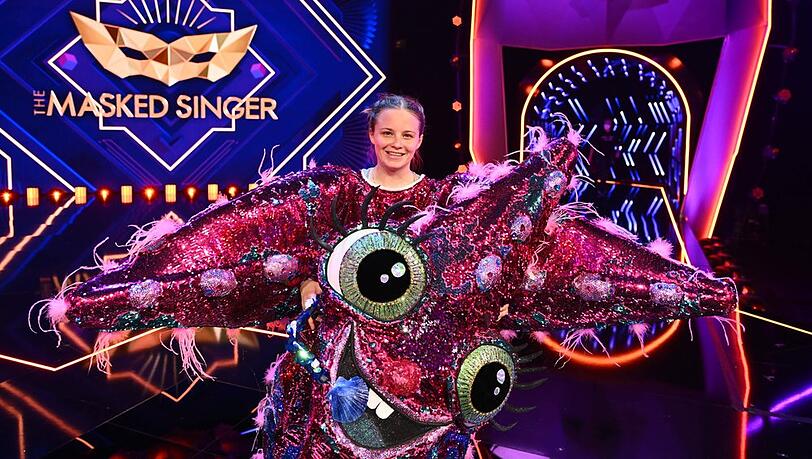 Schauspielerin Jasna Fritzi Bauer versteckte sich unter dem Seestern-Kostüm.