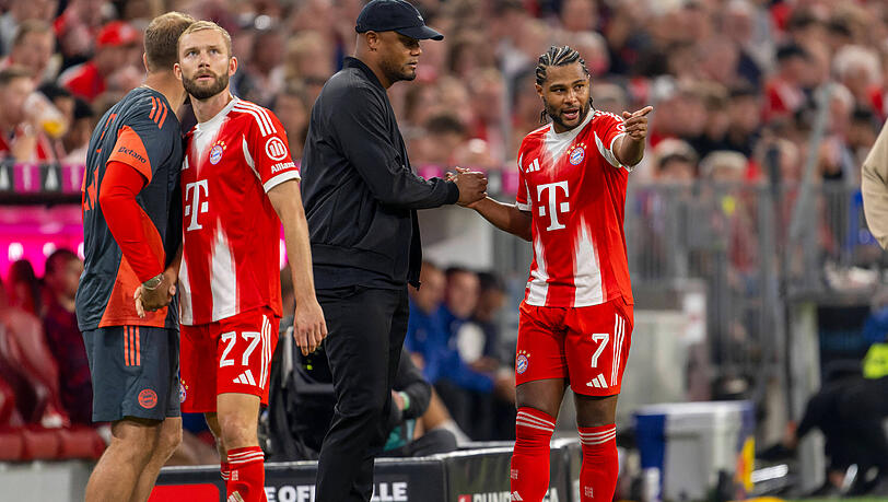 Starker Auftritt: Serge Gnabry (r.). Starker Auftritt: Serge Gnabry (r.).