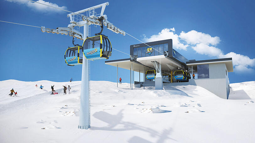 Neu im Zillertal: Die Möslbahn im Skigebiet Mayrhofen.