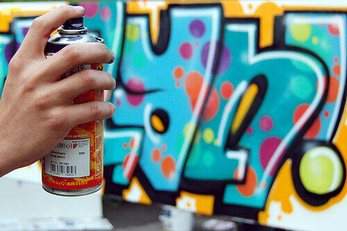 15.000 Euro im Jahr spart die Stadt, weil sie Graffiti nicht mehr entfernt.