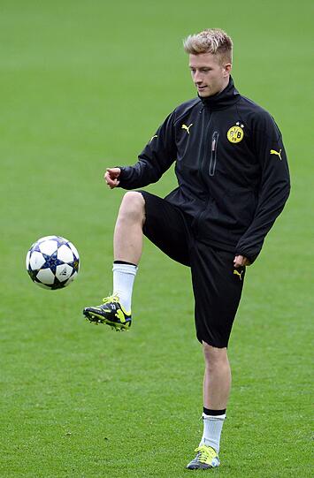 Nach der PK haben auch die Spieler des BVB ihr letzes Training vor dem großen Finale absolviert. Die Bilder
