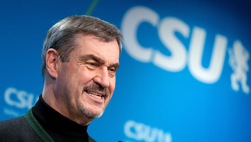 CSU-Chef S&ouml;der sieht seine Partei als Bollwerk gegen die AfD. Die Brandmauer soll auch nach der Wahl gelten.