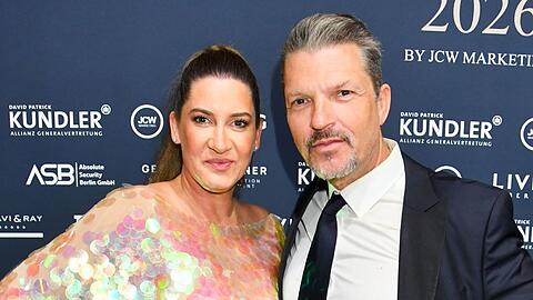 Hardy Kr&uuml;ger jr. und seine Ehefrau Alice am Rande der Berlinale.