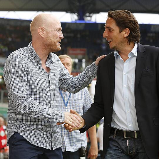 Weitere Bilder vom Test-Kick gegen Duisburg.