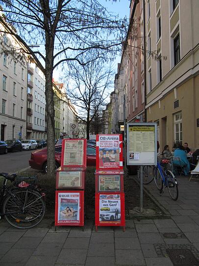 Die Rablstraße ist die Grenze zu Haidhausen...