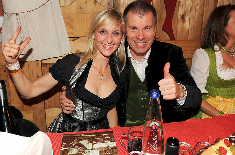Peter Mey (Leitung der BMW Niederlassung München) und Frau Candy