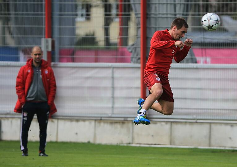 Sprunggewaltig: Phillip Lahm