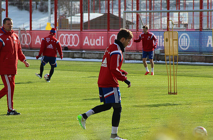Der FC Bayern beim Samstagstraining nach der 1:4-Klatsche in Wolfsburg.