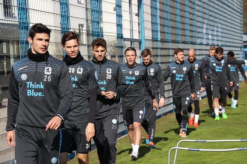 Die Bilder vom Abschlusstraining vor dem Heimspiel gegen den SV Sandhausen.