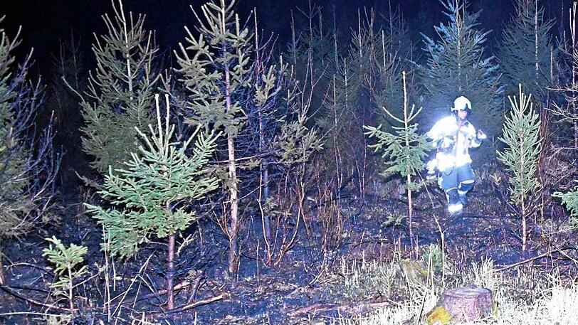 Die Einsatzkräfte hatten anfangs Schwierigkeiten, die genaue Brandstelle zu finden.