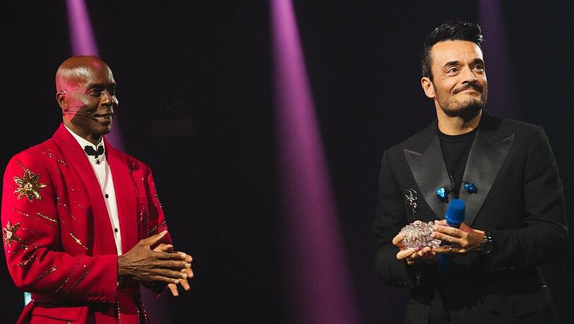 Bruce Darnell w&uuml;rdigt Giovanni Zarrella beim Polyton 2026.