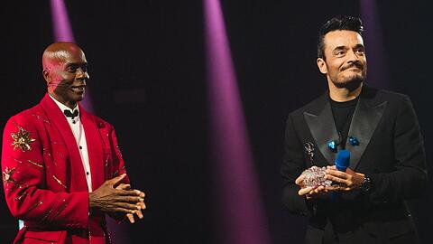 Bruce Darnell w&uuml;rdigt Giovanni Zarrella beim Polyton 2026.