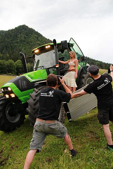 Making-Of: So ist der Deutsche Bauernkalender für 2013 entstanden. Die Bilder vom Shooting in München