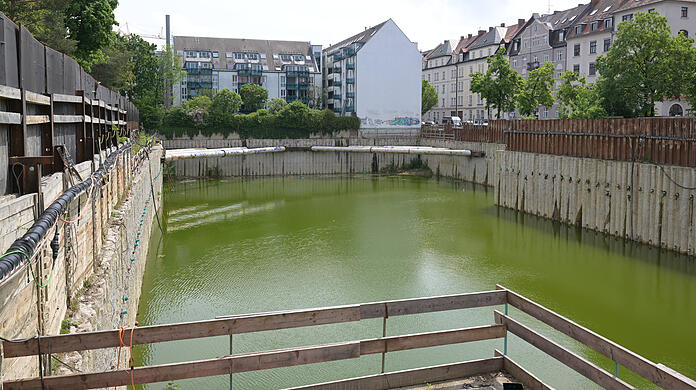 Synonym für die Baukrise: das Sendlinger Loch.