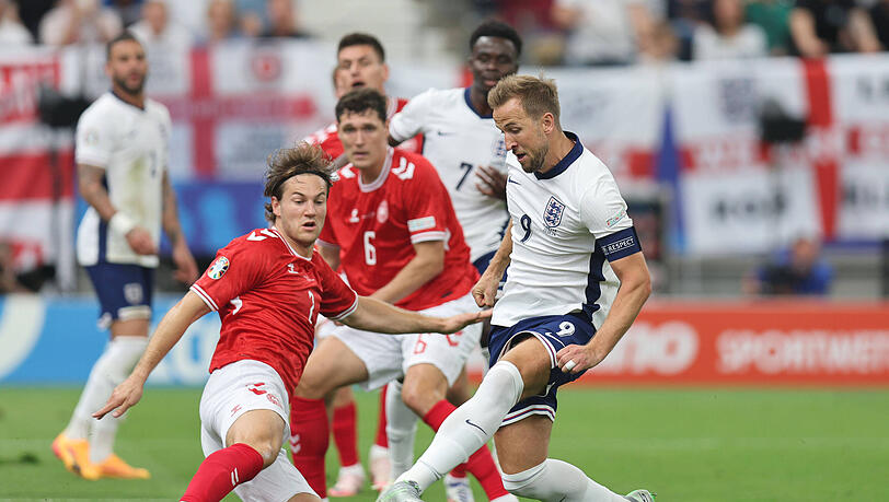 Bleibt auch im zweiten Spiel bei der Europameisterschaft formschwach: Stürmer Harry Kane.