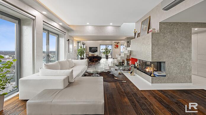 Luxus-Penthouse im 22. und 23. Stock. So soll es in der Maisonette aussehen.