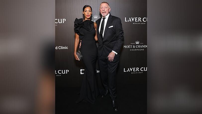 Boris Becker und Lilian de Carvalho Monteiro bei ihrem Auftritt in Berlin.
