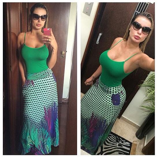 Das brasilianische Model Andressa Urach