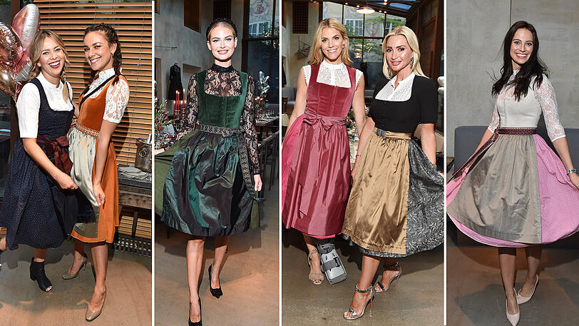 "Wiesn Dinner" ohne Wiesn: Die Promidamen hatten trotzdem Spaß.