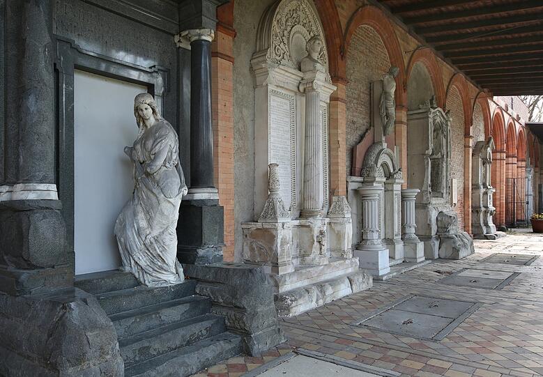 Der Stadtspaziergänger am Südfriedhof. Klicken Sie sich durch die Bilder.
