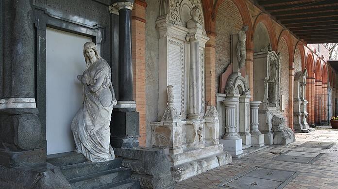 Der Stadtspaziergänger am Südfriedhof. Klicken Sie sich durch die Bilder.