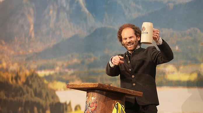 Maxi Schafroth am Nockherberg 2024.