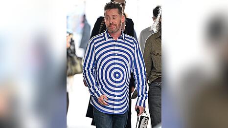 Macaulay Culkin auf dem Weg zur Show von Jean Paul Gaultier.