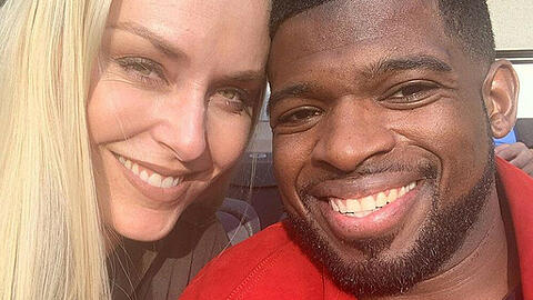 US-Star Lindsey Vonn und ihr Verlobter, Eishockeyspieler P. K. Subban