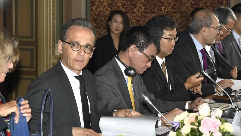 Außenminister Heiko Maas beim Treffen zur nuklearen Abrüstung in der schwedischen Hauptstadt Stockholm. Außenminister Heiko Maas beim Treffen zur nuklearen Abrüstung in der schwedischen Hauptstadt Stockholm.