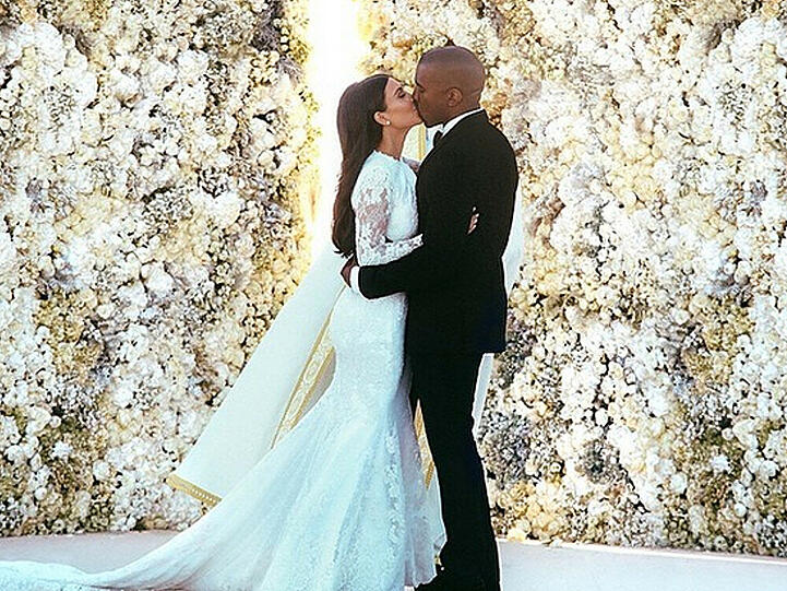 Mega-Hochzeit in Florenz: Kim Kardashian und Kanye West