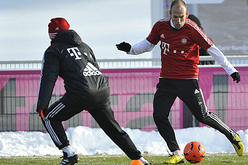 Arjen Robben kehrte vor Weihnachten wieder ins Mannschaftstraining zurück.