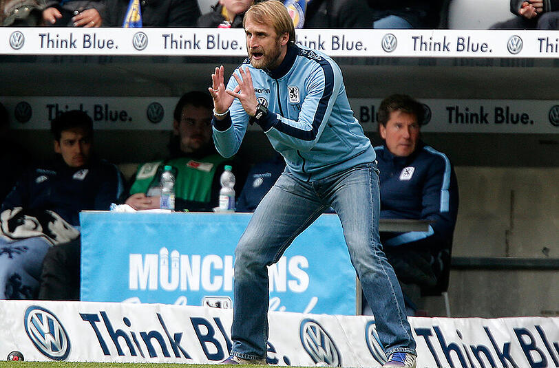 Wieder der Chef beim TSV 1860: Interimscoach Daniel Bierofka, hier bei seinem letzten Engagement bei den Löwen-Profis zum Saisonende der abgelaufenen Spielzeit.