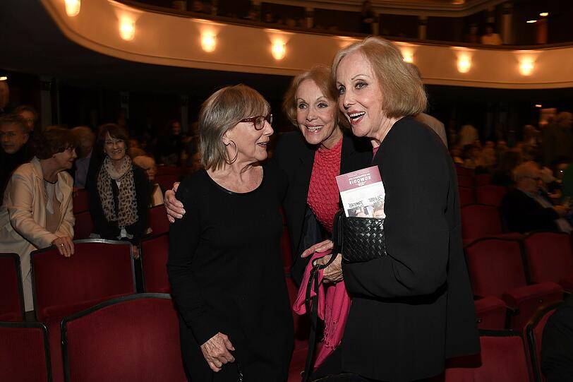 Heidelinde Weis mit Alice und Ellen Kessler