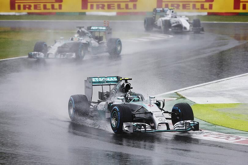 Die Bilder vom irren Regen-Rennen in Suzuka.