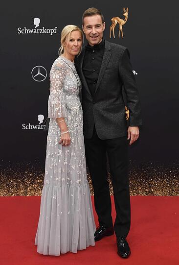 Kai Pflaume mit seiner Frau Ilke.