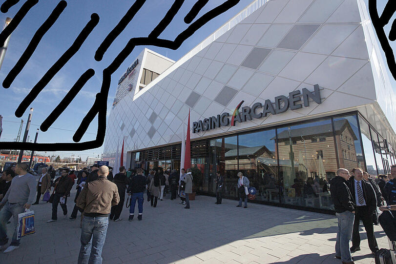 Ab Mittwoch der neue Einkaufsmagnet in Pasing: die Arcaden.