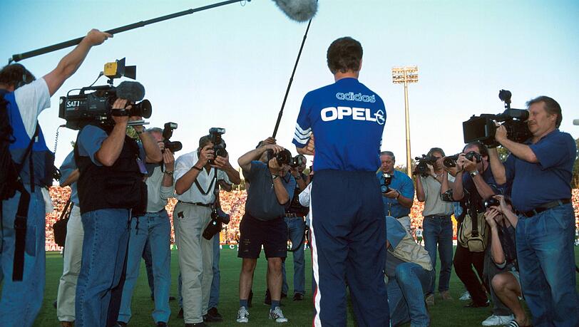 Wurden keine Freunde: Die Münchner Presse und Ex-Bayern-Trainer Otto Rehhagel. Wurden keine Freunde: Die Münchner Presse und Ex-Bayern-Trainer Otto Rehhagel.
