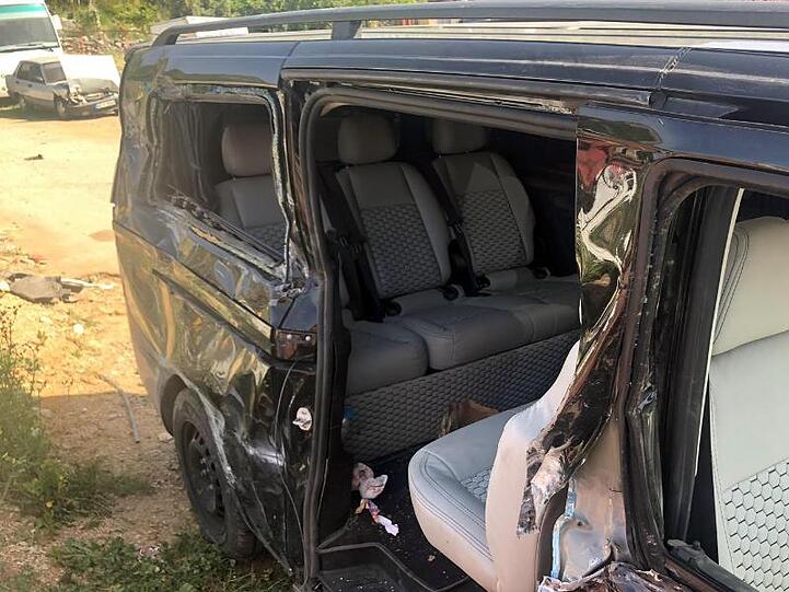 Das beschädigte Fahrzeug nach dem Unfall, durch den Josef Sural ums Leben kam.