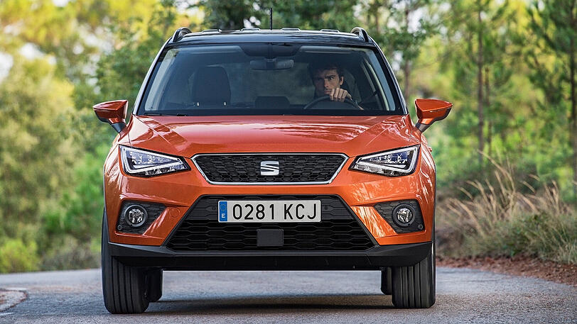 Die Ähnlichkeit des Arona mit dem größeren Ateca ist durchaus gewollt.