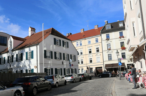 Kleinod in Alt-Schwabing: Der ehemalige Viereckhof an der Feilitzschstraße.