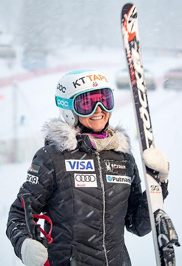 Dafür darf man sie ab 2017 wieder im Skiweltcup bewundern, nachdem sie fast zwei Jahre Pause eingelegt hatte.